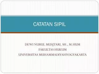 catatan sipil