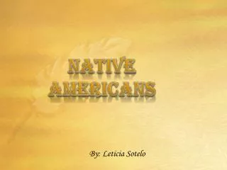 Native Americans