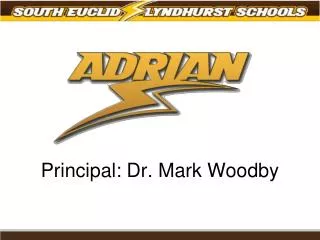 Principal: Dr. Mark Woodby