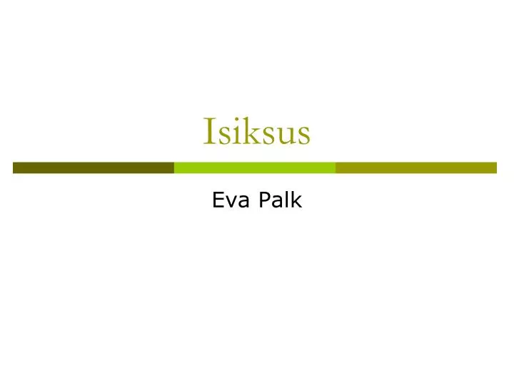 isiksus