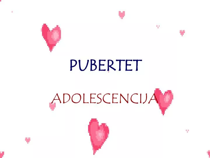 pubertet