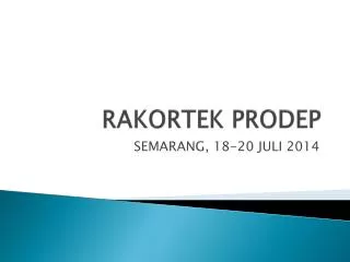 rakortek prodep