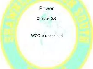 power