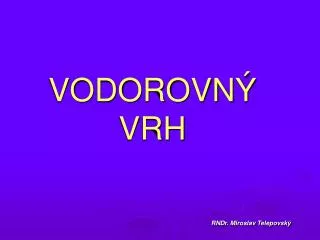 vodorovn vrh