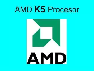 amd k5 procesor