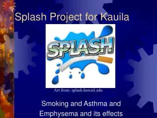 Splash Project for Kauila