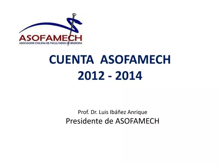 cuenta asofamech 2012 2014