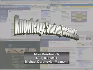 Knowledge Sharing Resources
