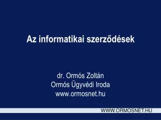 az informatikai szerz d sek