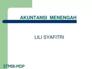 akuntansi menengah