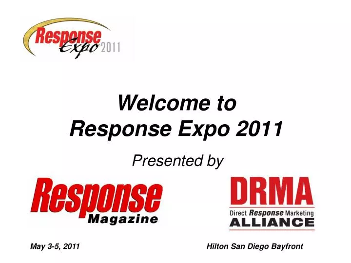 welcome to response expo 2011