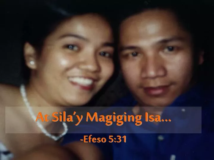 at sila y magiging isa efeso 5 31