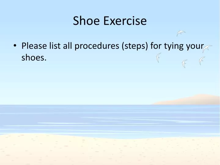 shoe exercise