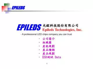 - A professional LED chips company you can trust