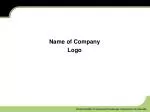 Name of Company Logo - slide 1
