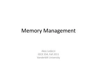 Memory Management