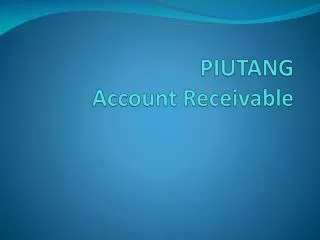 piutang account receivable