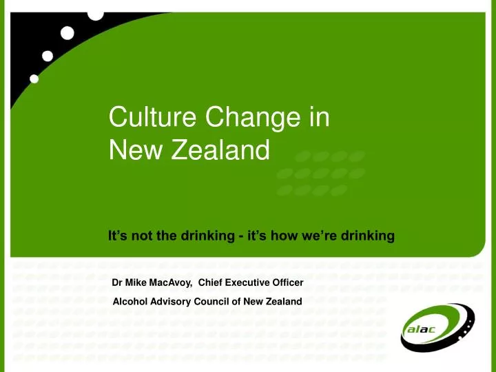 culture change in new zealand