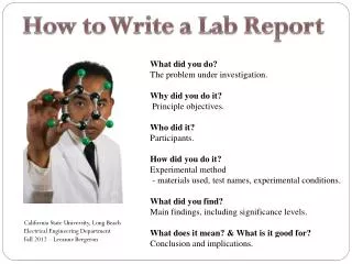 How to Write a Lab Report