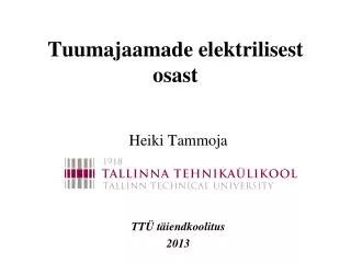 tuumajaamade elektrilisest osast