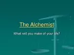 The Alchemist - slide 1