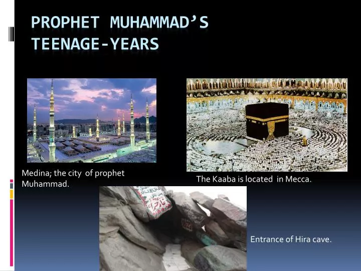 prophet muhammad s teenage years