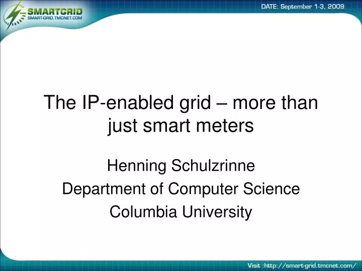 the ip enabled grid more than just smart meters