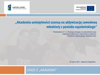 sta e z akademii