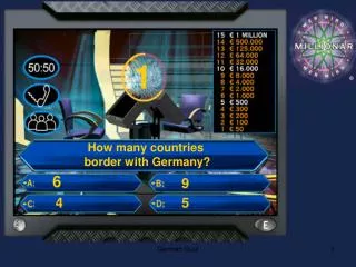 How many countries border with Germany?