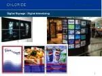 Digital Signage / Digital Advertizing - slide 1