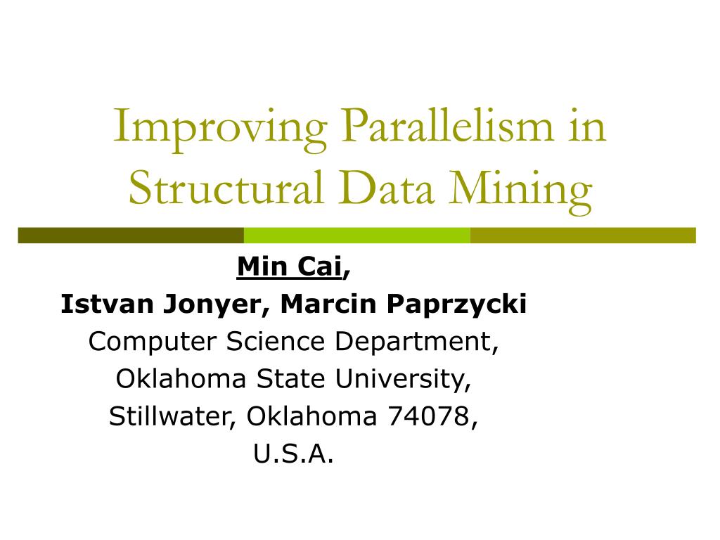 PPT - Enhancing Data Mining Parallelism: Structural Insights PowerPoint ...
