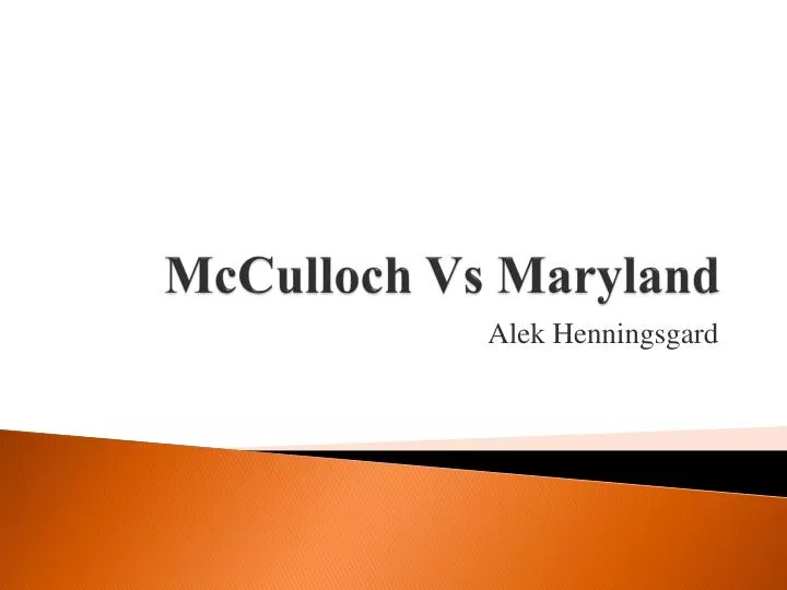 mcculloch vs maryland