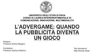 l advergame quando la pubblicit diventa un gioco