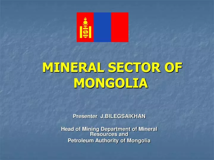 mineral sector of mongolia
