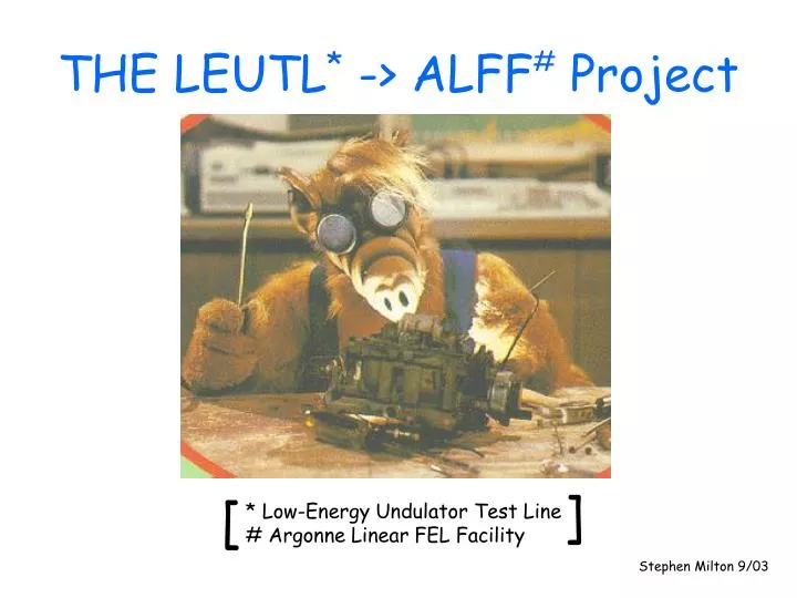 the leutl alff project