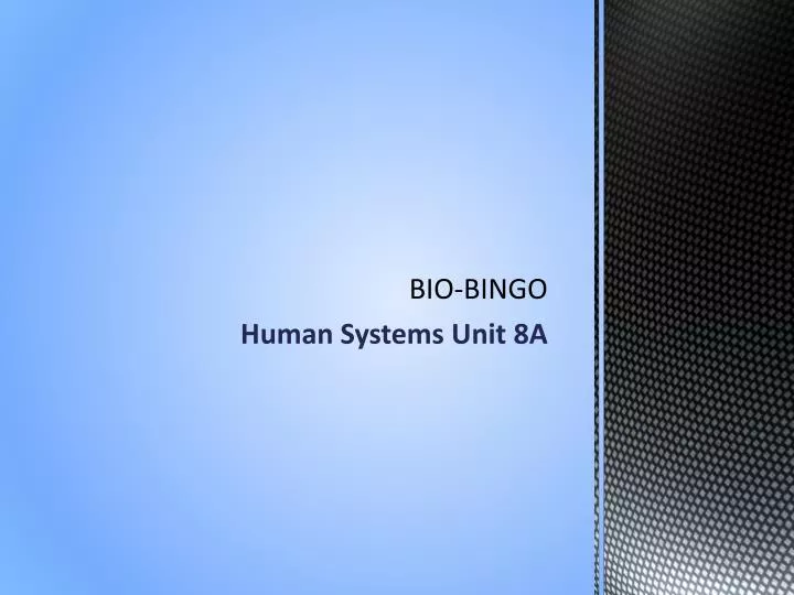bio bingo