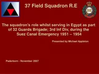 37 Field Squadron R.E
