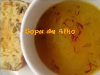 sopa de alho