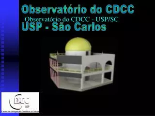 observat rio do cdcc usp sc