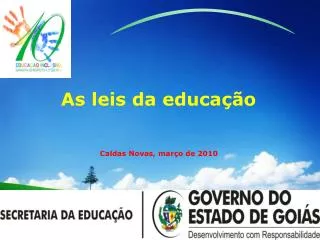 as leis da educa o