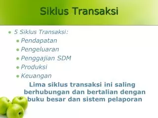 siklus transaksi