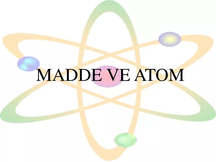 madde ve atom