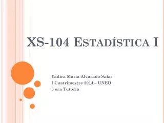 xs 104 estad stica i