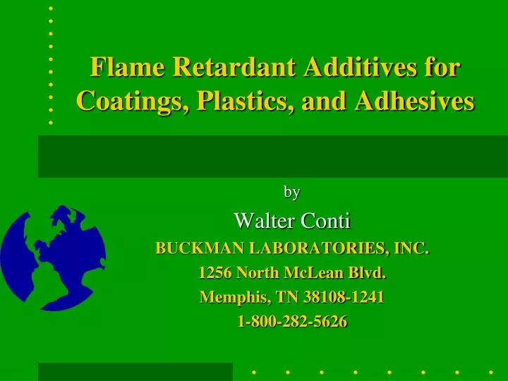 flame retardant additives for coatings plastics and adhesives