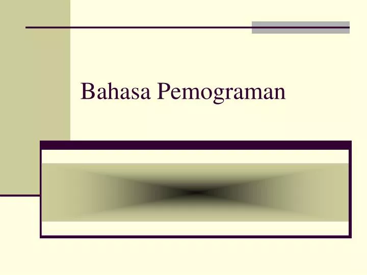 bahasa pemograman