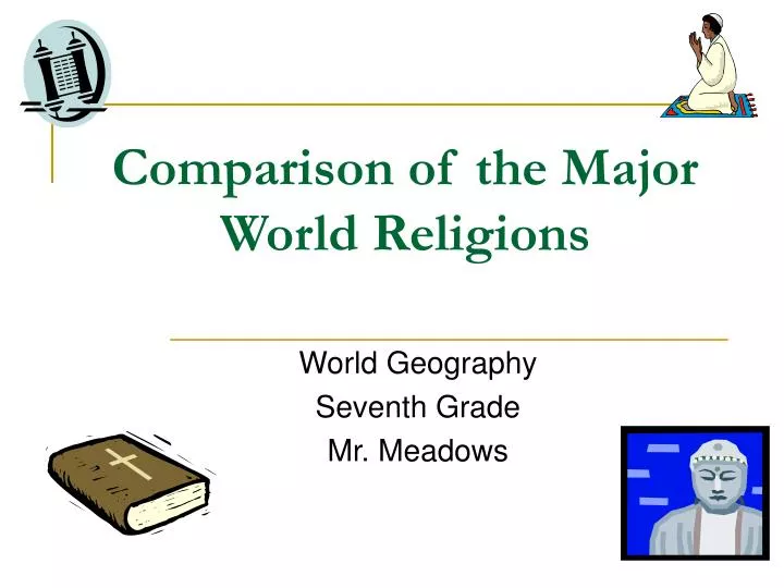 comparison of the major world religions