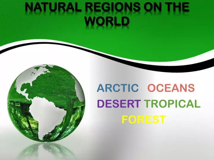 natural regions on the world