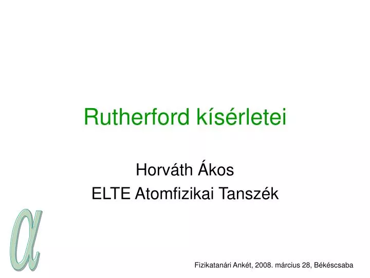 rutherford k s rletei