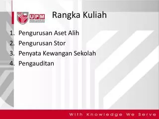 rangka kuliah