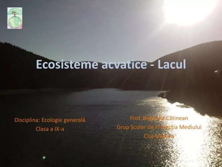 ecosisteme acvatice lacul
